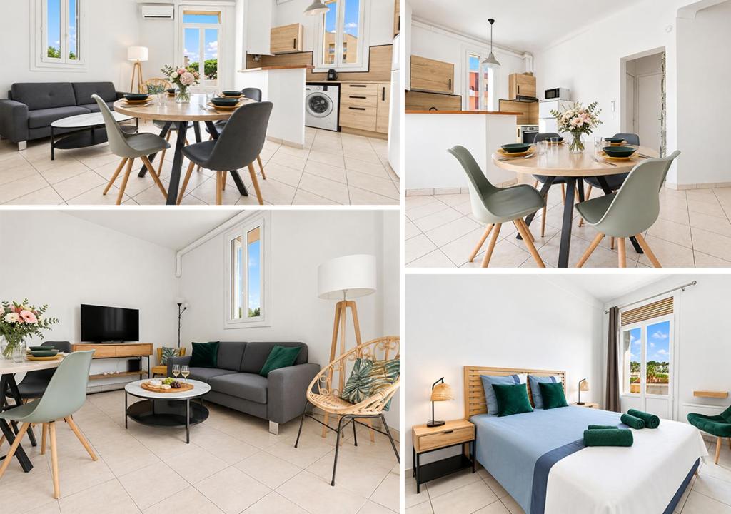 T3 cosy & rénové au calme, proche gare,mer