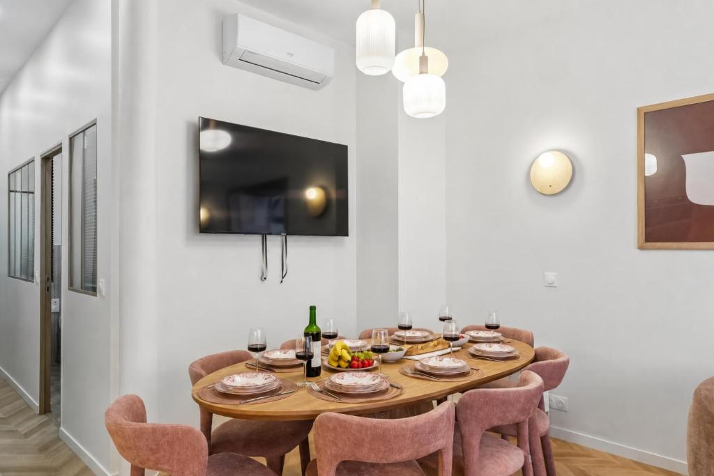 Lavie Maison - 3 Bedrooms & AC near Pompidou