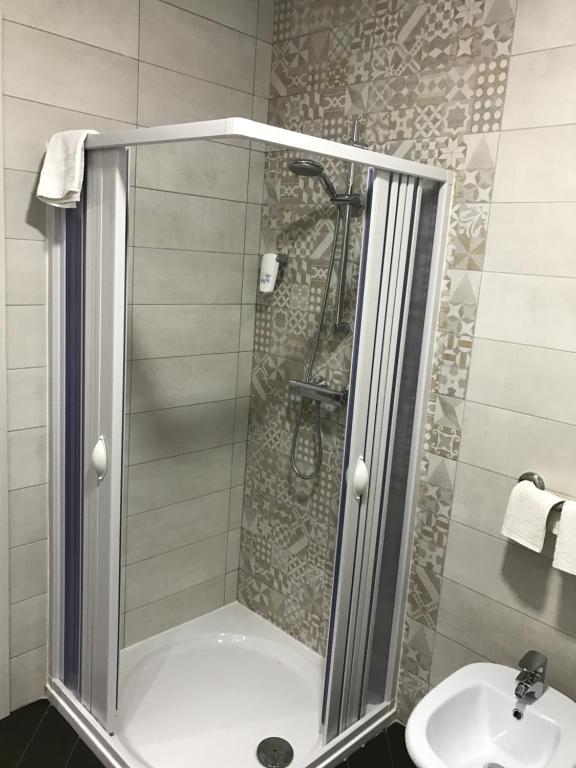 Koupelna v ubytování Hotel Toscano
