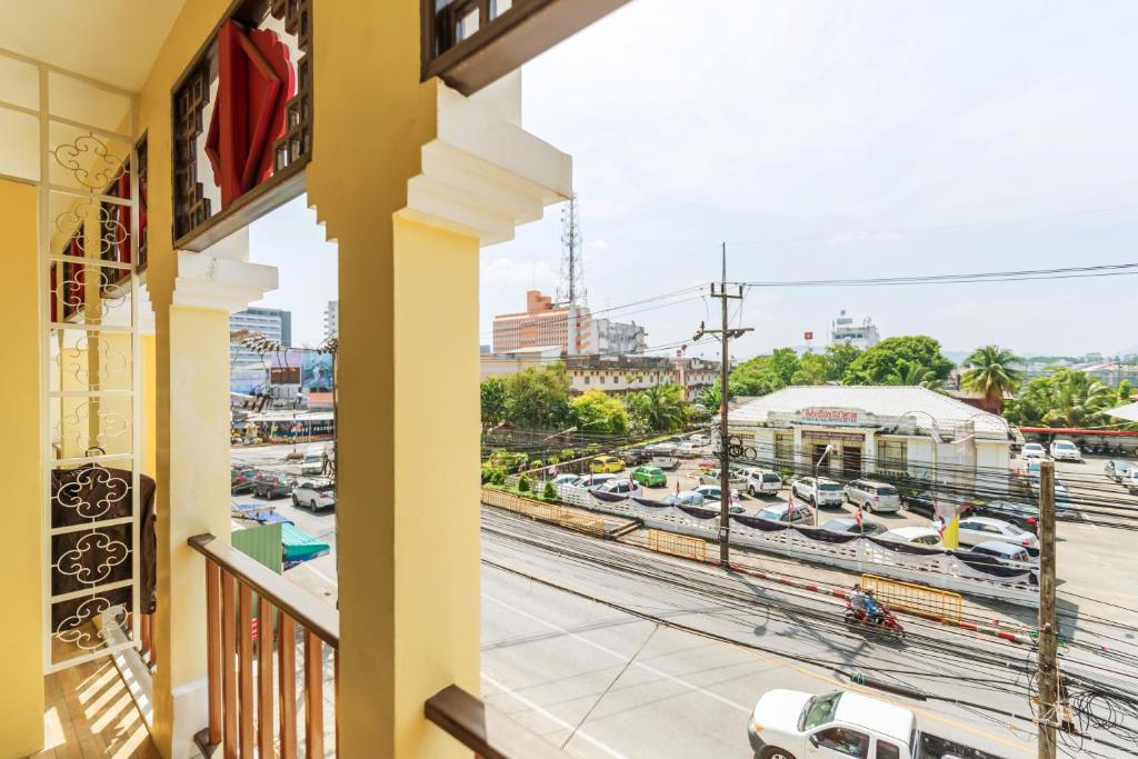 Balkón nebo terasa v ubytování Le Hua Hotel