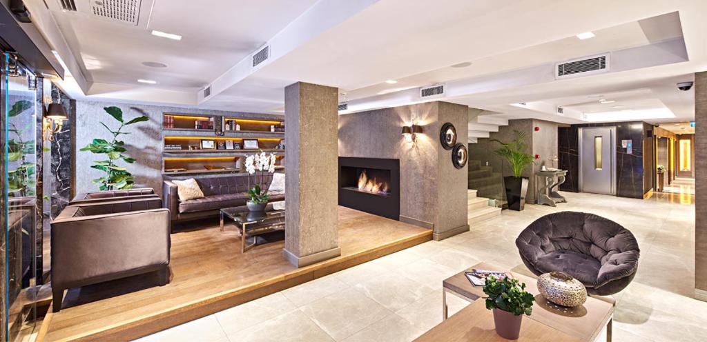Posezení v ubytování The New Hotel Zeybek
