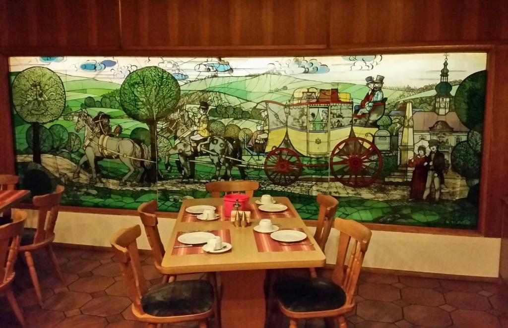Restaurace v ubytování Gasthof zum Döhlerwald