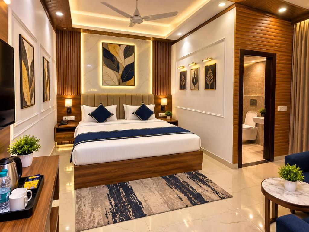 لابی و فضای عمومی Hotel Grand URBEN Ballmounts Near Delhi Airport - Free Airport Pickup & Drop - تصویر ۵