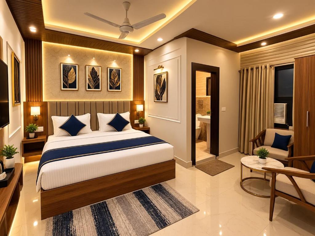 فضای داخلی Hotel Grand URBEN Ballmounts Near Delhi Airport - Free Airport Pickup & Drop در دهلی نو - تصویر ۳