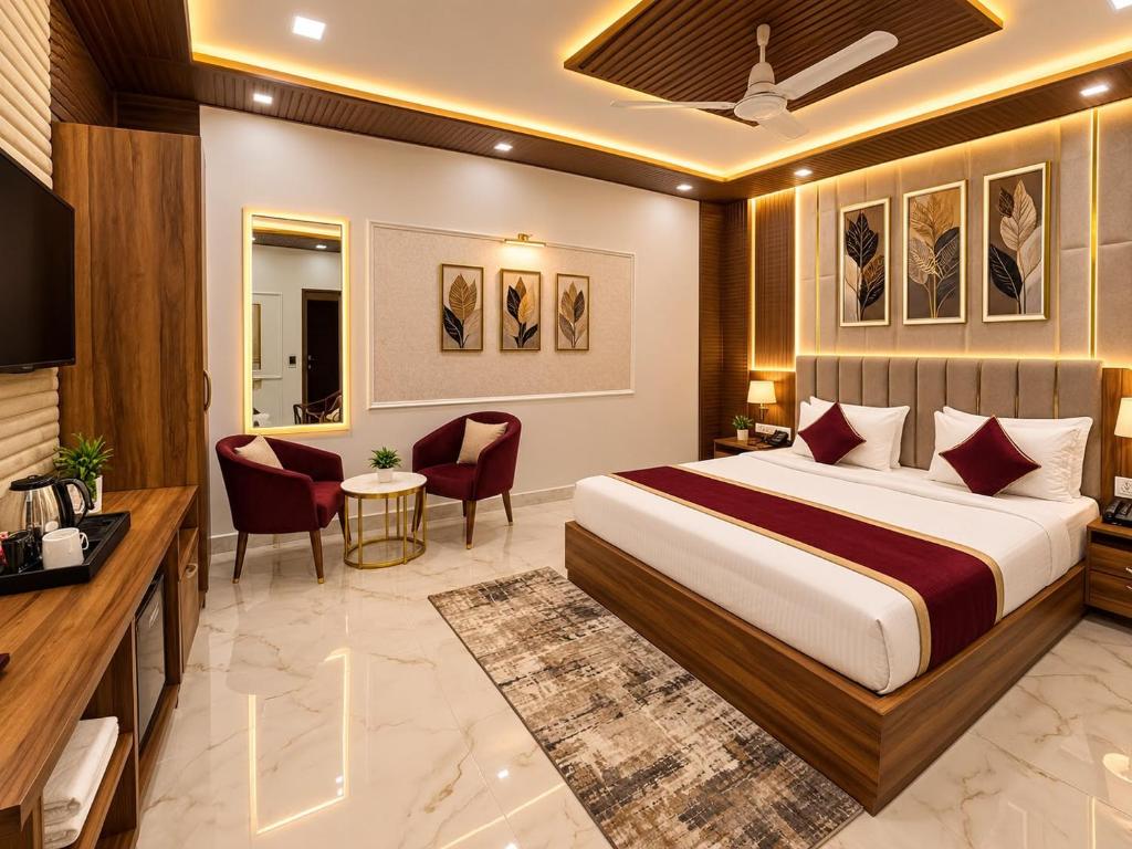 تصویر اتاق‌های Hotel Grand URBEN Ballmounts Near Delhi Airport - Free Airport Pickup & Drop - تصویر ۲