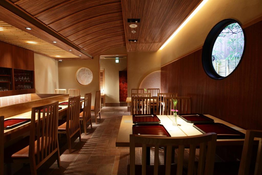 Restaurace v ubytování Yasaka Yutone Kyokoyado
