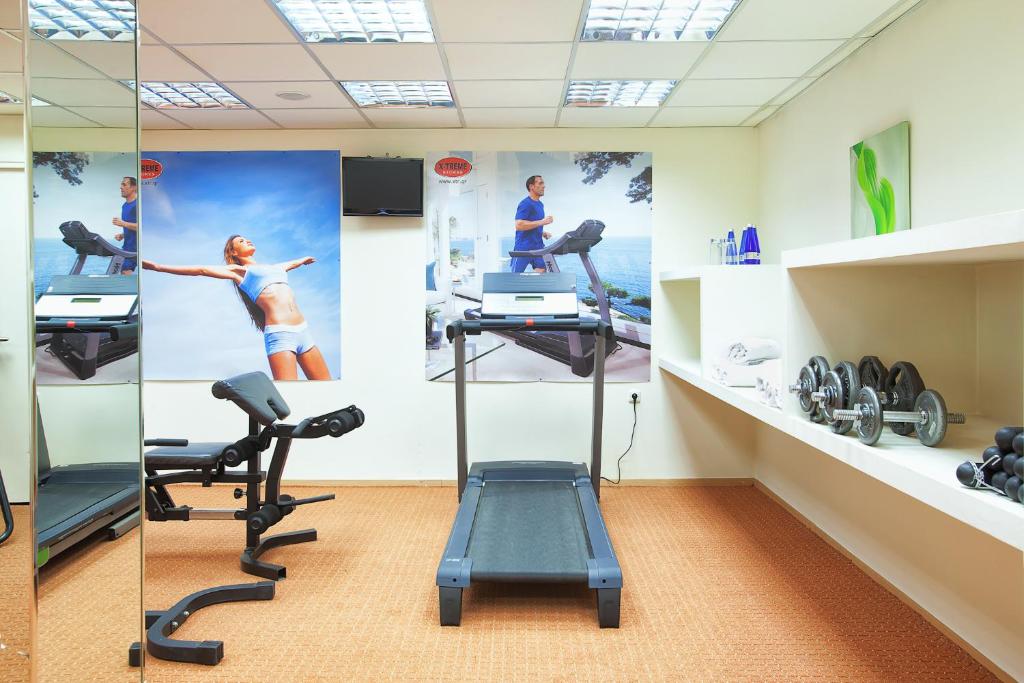 Fitness centrum a/nebo fitness zařízení v ubytování Leto Boutique Hotel Agrinio
