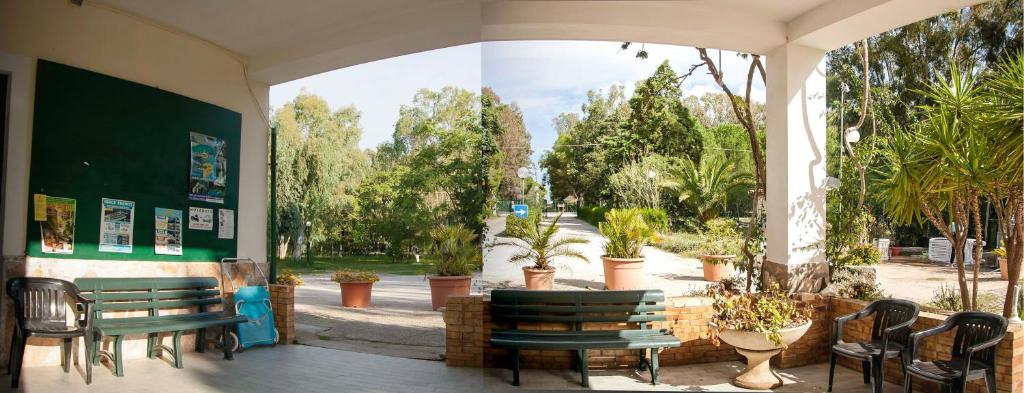 Zahrada ubytování Villaggio Camping Uria