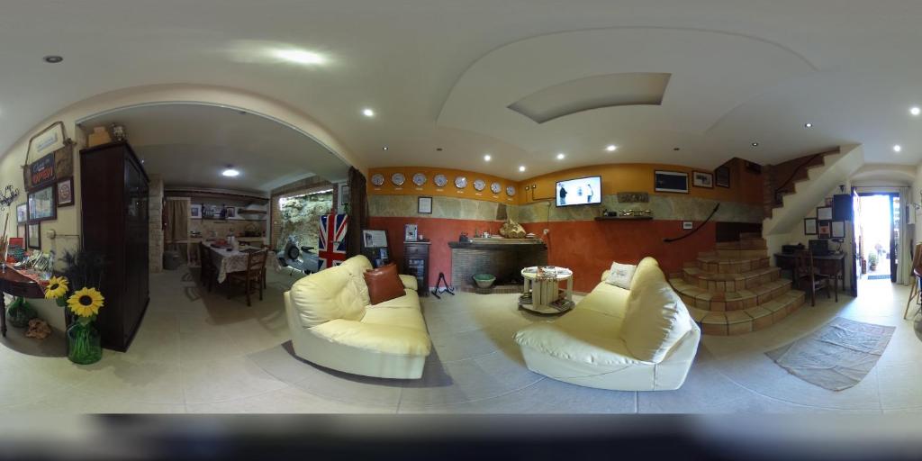 Posezení v ubytování Guest house La Corte Normanna