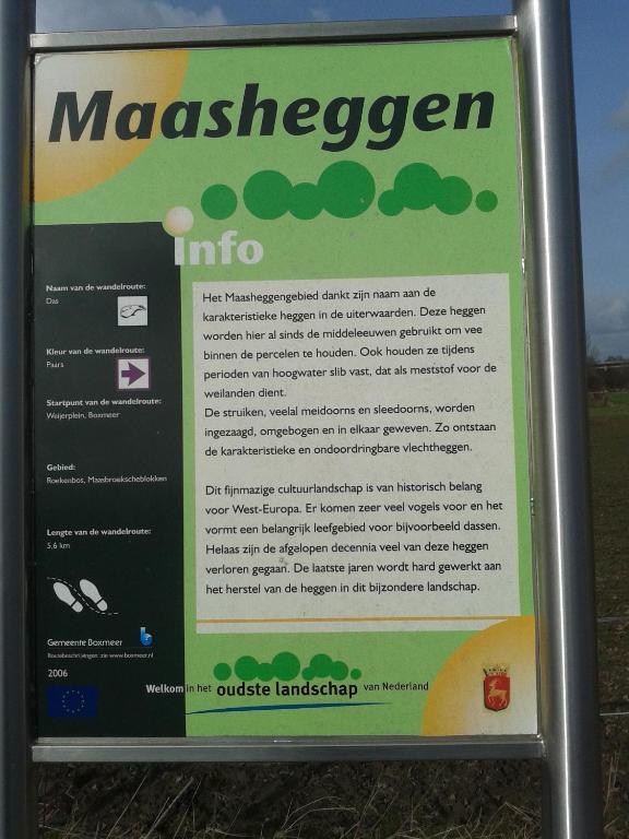 Certifikát, hodnocení, plakát nebo jiný dokument vystavený v ubytování Langs De Maas