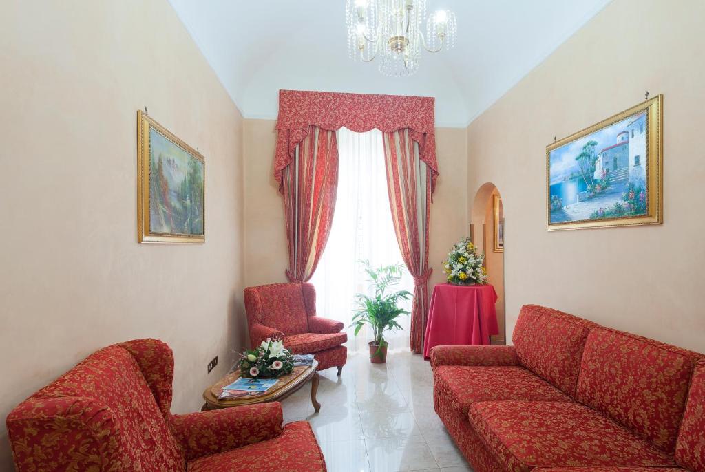 Posezení v ubytování Hotel Oriente