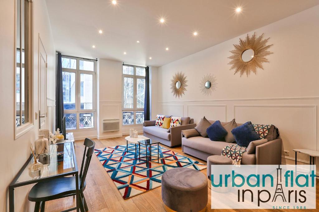 UrbanFlat 34 - Grand Appartement 3 Chambres Quartier de la Bourse & Richelieu