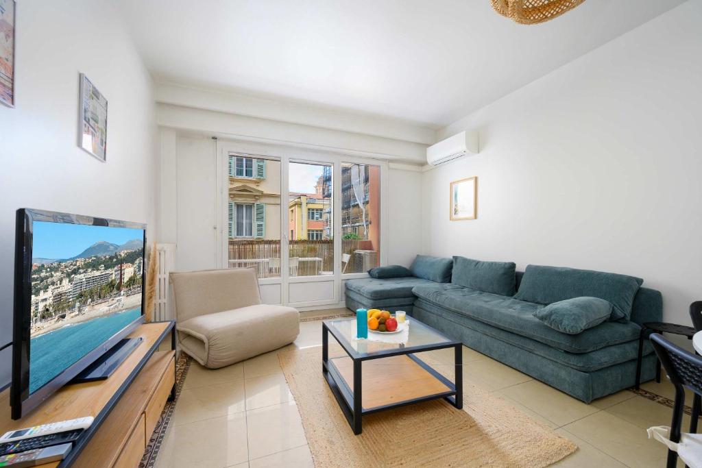 Appartement 3 chambres avec balcon Nice centre