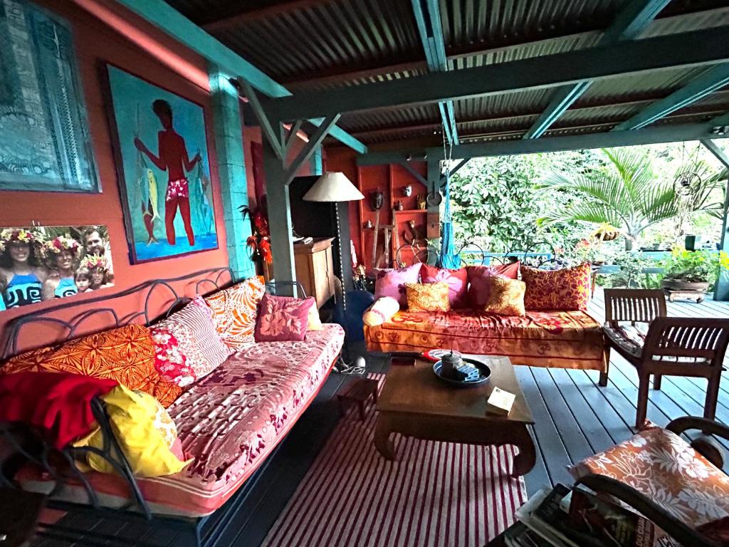 Fare mato Tahaa, Patio - photo 8 - Taha’a, Polynésie