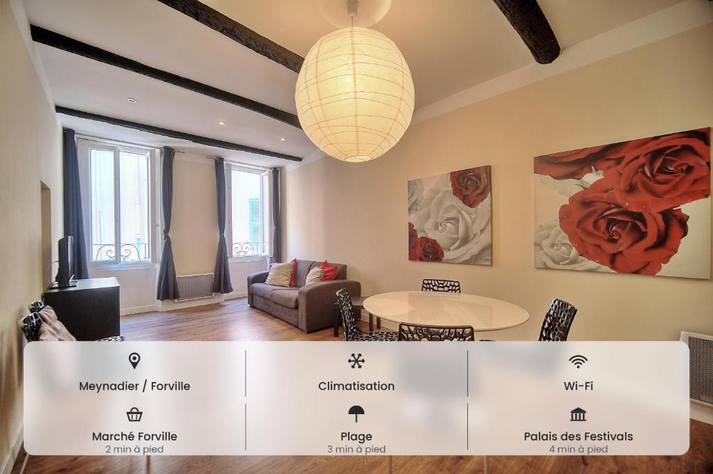 Confortable 2 chambres MEYNADIER-FORVILLE A2B105