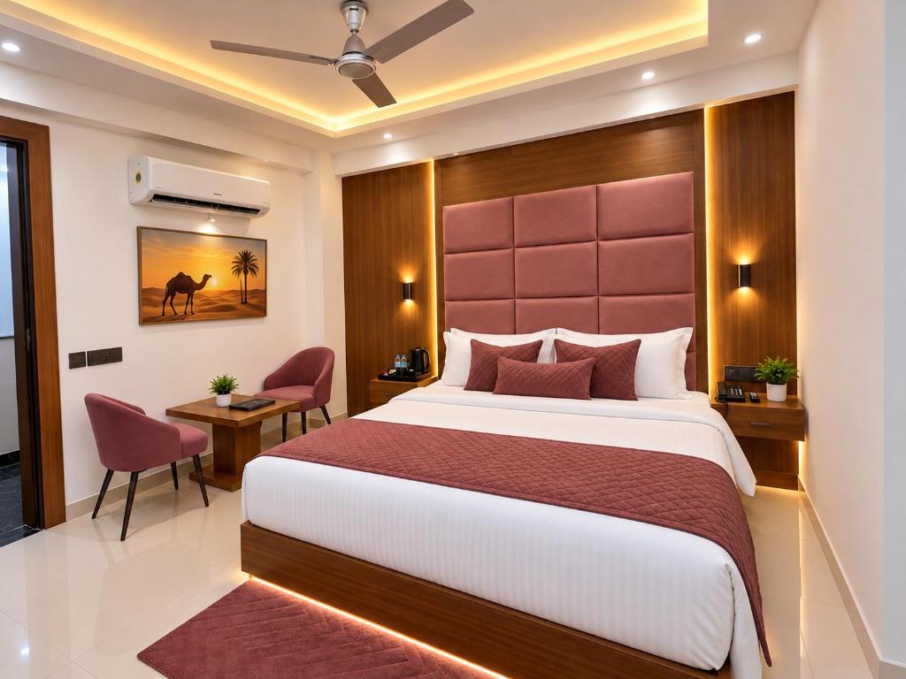 تصویر اتاق‌های Airport Hotel Elisian Near New Delhi International Airport - Free Airport pickup & Drop - تصویر ۲