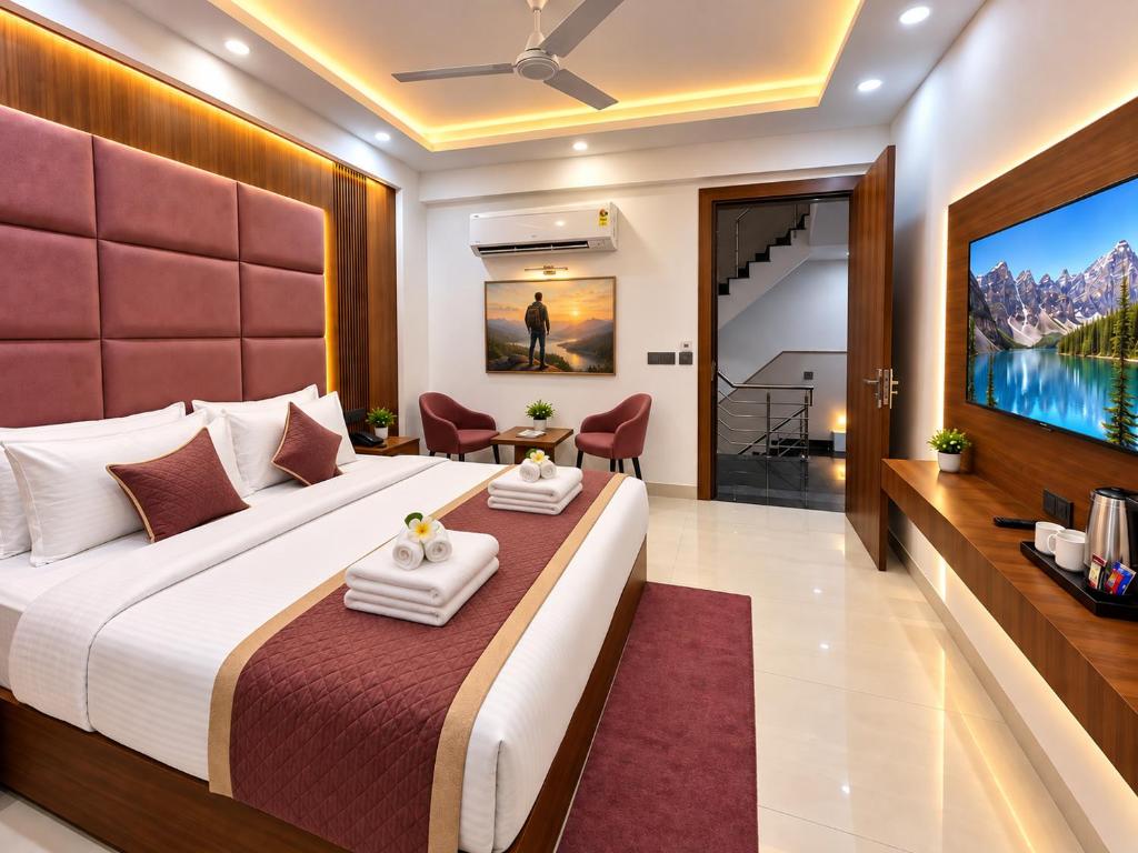 فضای داخلی Airport Hotel Elisian Near New Delhi International Airport - Free Airport pickup & Drop در دهلی نو - تصویر ۳