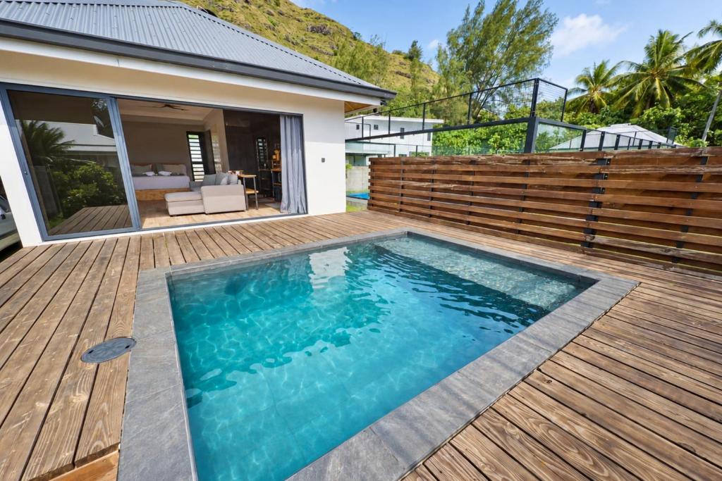 Bungalows Haumaru - 2 piscines & terrain PADEL privés - 6 pers - photo 7 - Moorea, Polynésie