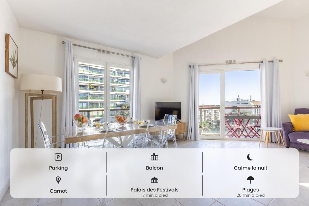 DUPLEX 2 Chambres -BALCON-PARKING-CARNOT A2B269