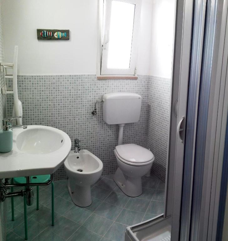 Koupelna v ubytování B&B Mastro Francesco