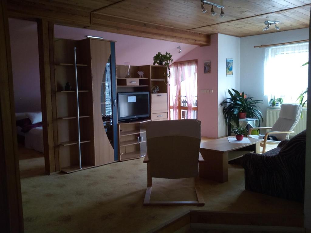 Kuchyň nebo kuchyňský kout v ubytování Penzion Lida