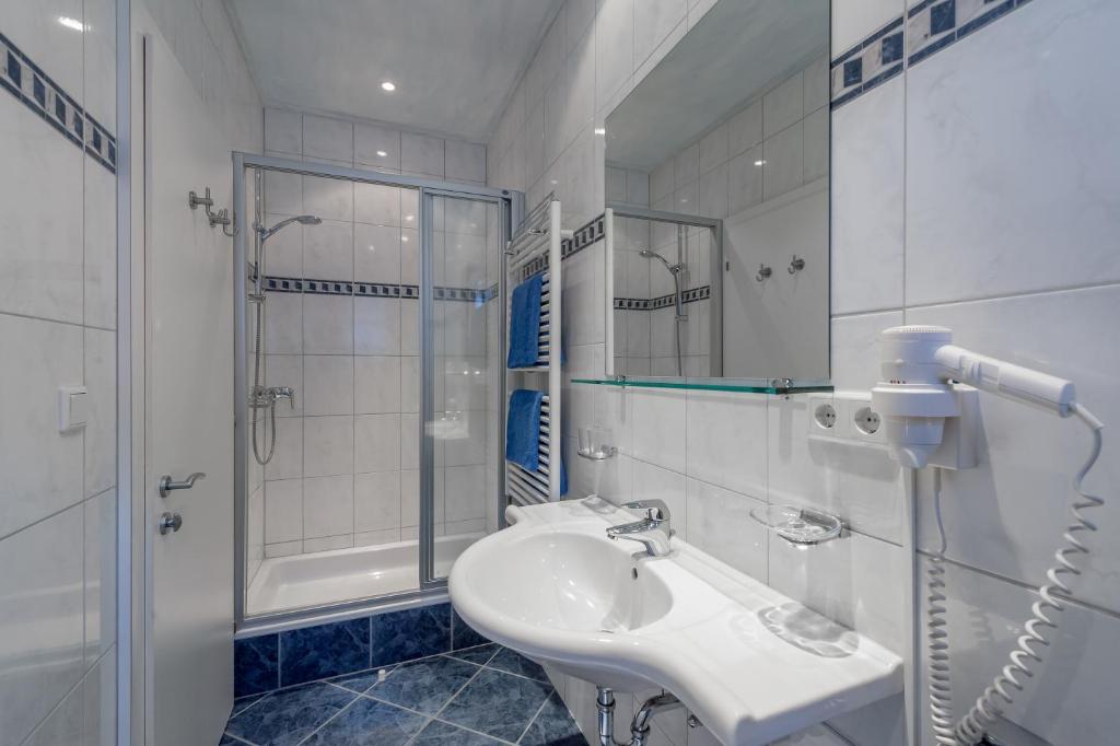 Kúpeľňa v ubytovaní Linserhof Ferienappartements