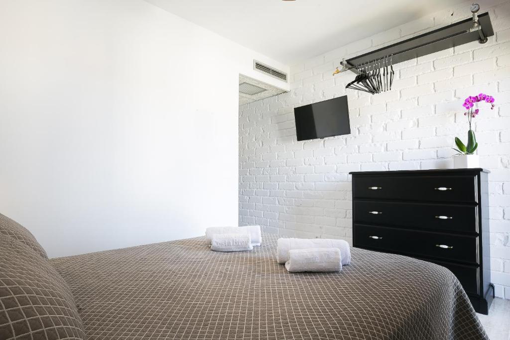 TV a/nebo společenská místnost v ubytování Hotel Montmar