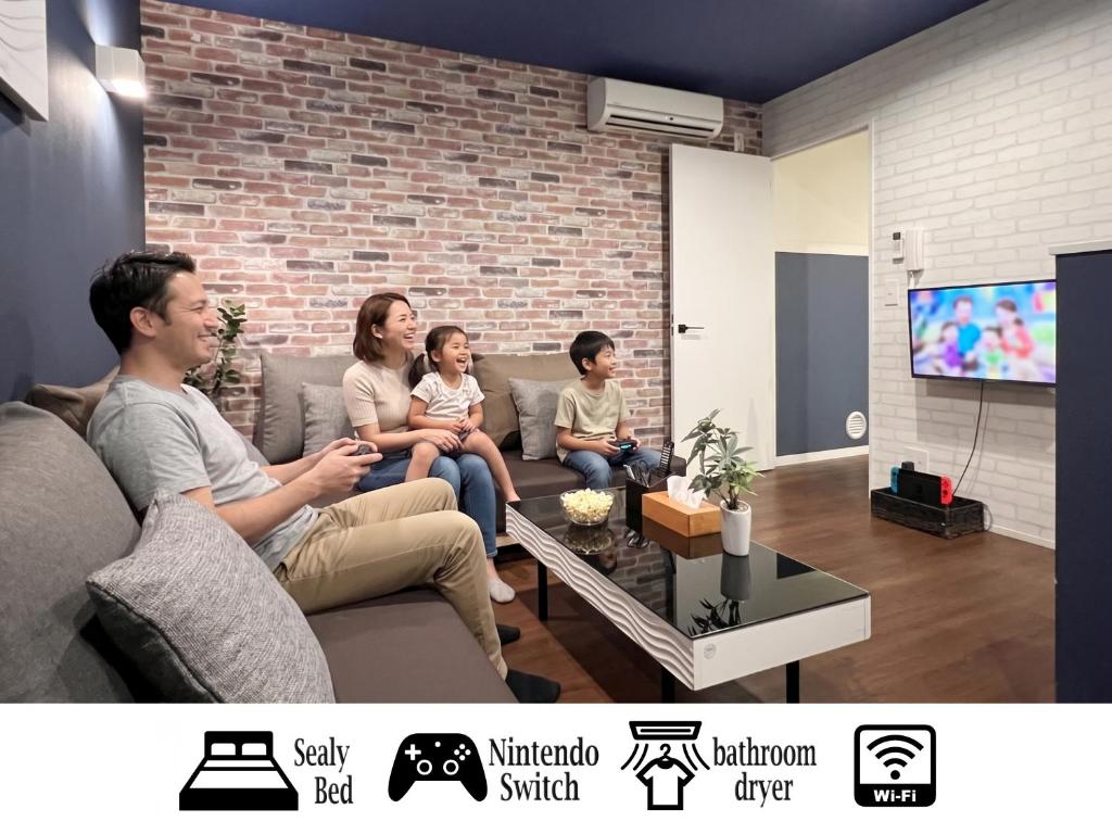 #2南海なんば駅より徒歩8分Wi-Fiあり-Nintendo Switchあり-4ベッド