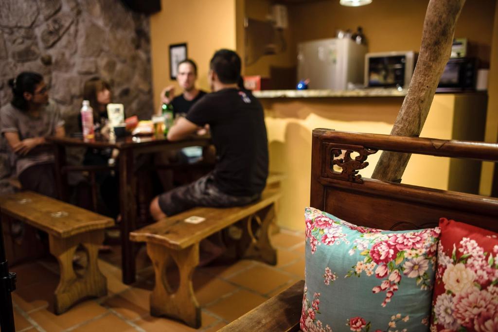 Posezení v ubytování OwlStay Jiufen Wander