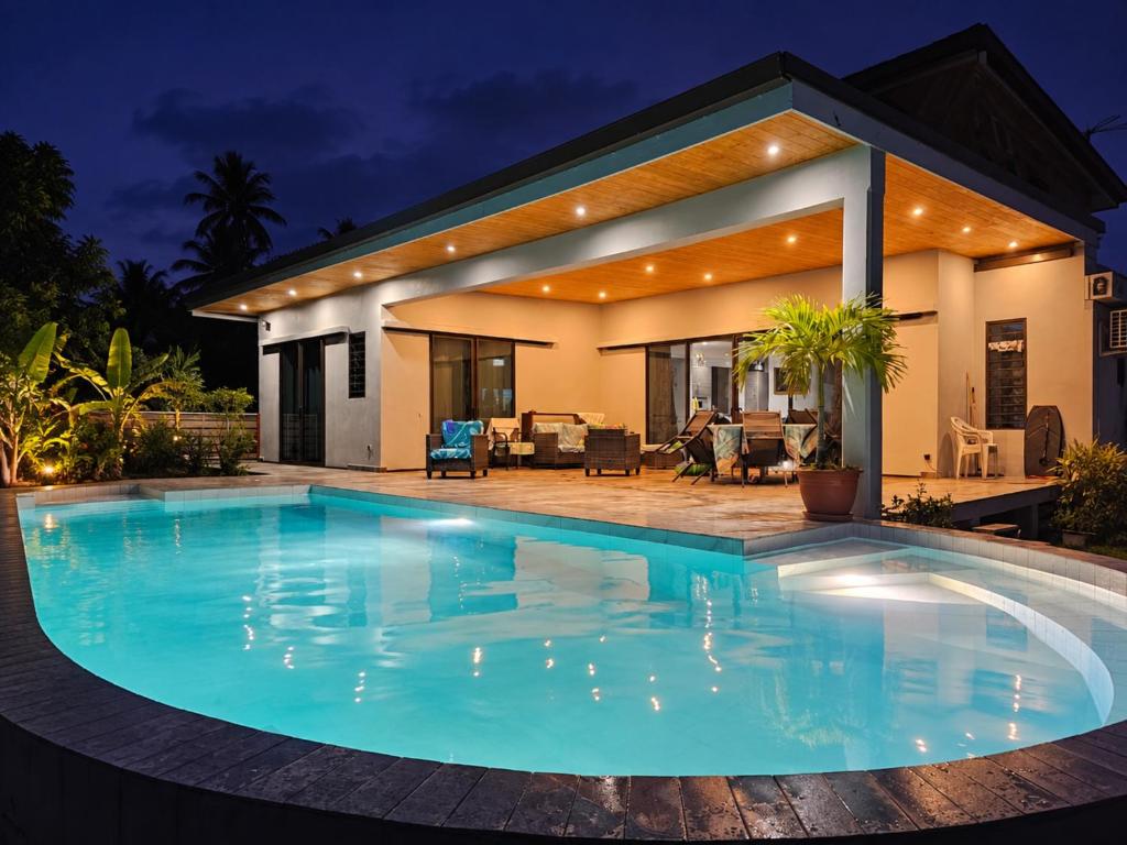 Moorea - TevaHine Pool Lodge - hébergement à Moorea