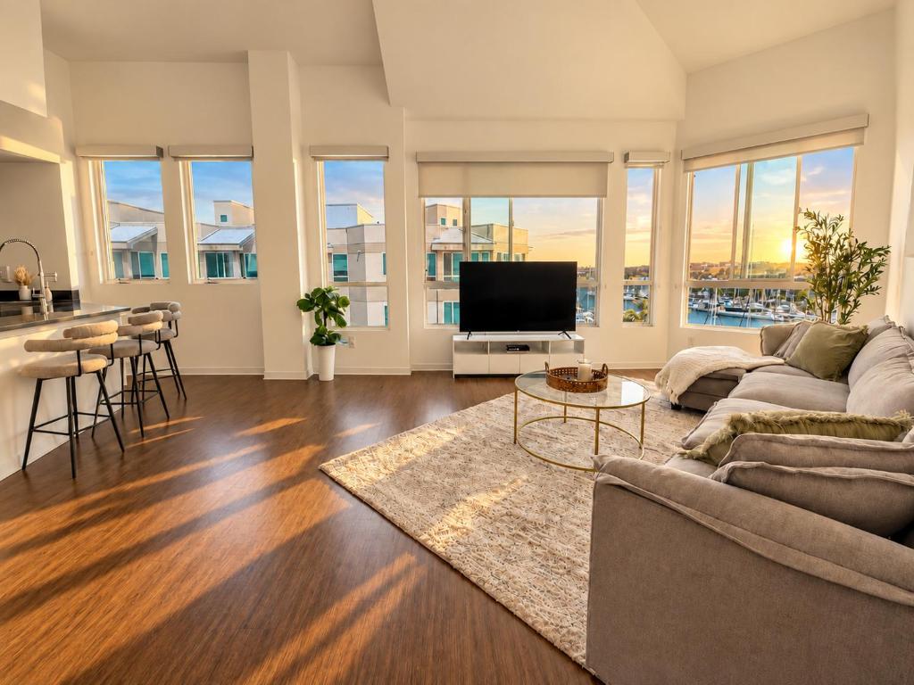 Waterfront Penthouse with Marina Views and Rooftop, Los Angeles ...