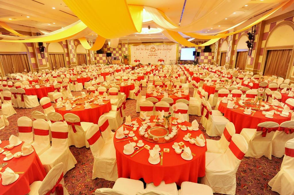 Restaurace v ubytování Grand Darul Makmur Hotel Kuantan