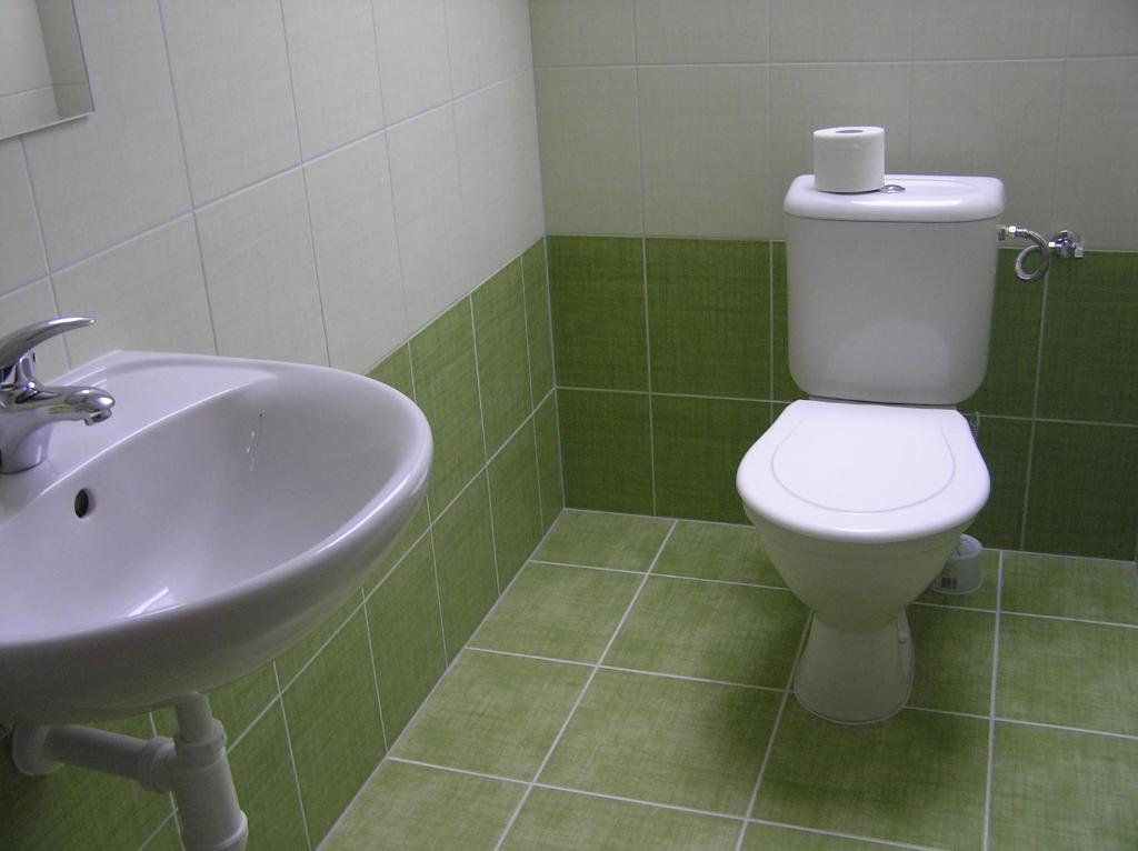 Koupelna v ubytování Penzion U Tomášů
