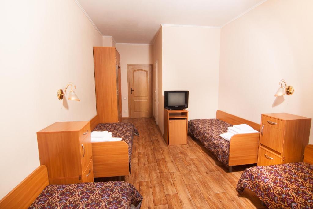 TV a/nebo společenská místnost v ubytování Mini-hotel on Geroiv Energetykiv Street 18