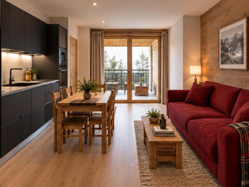 Appartement T2, vue montagne - 2 pers.