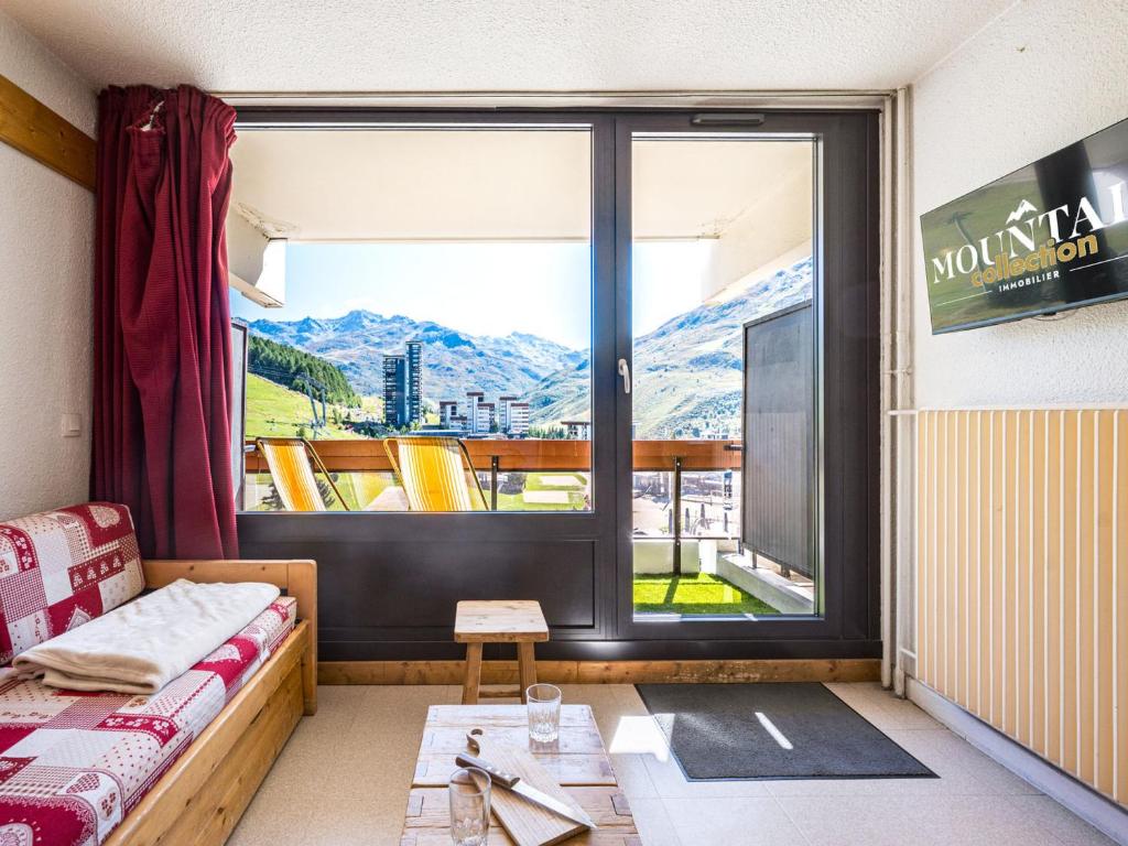Studio lumineux avec balcon, Ski aux pieds, 4 pers - FR-1-344-945