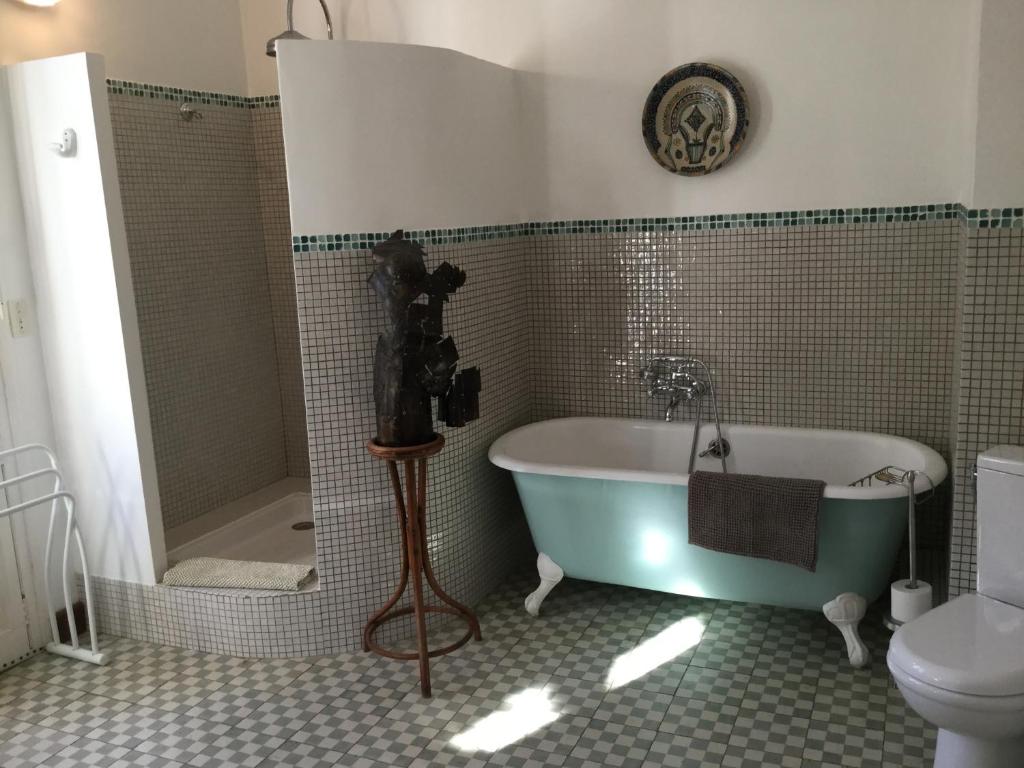 Koupelna v ubytování Villa Delphina