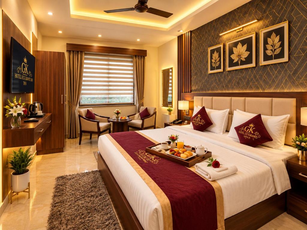 فضای داخلی Sky Hotel ECG Grand Inn Near IGI Delhi Airport در دهلی نو - تصویر ۳