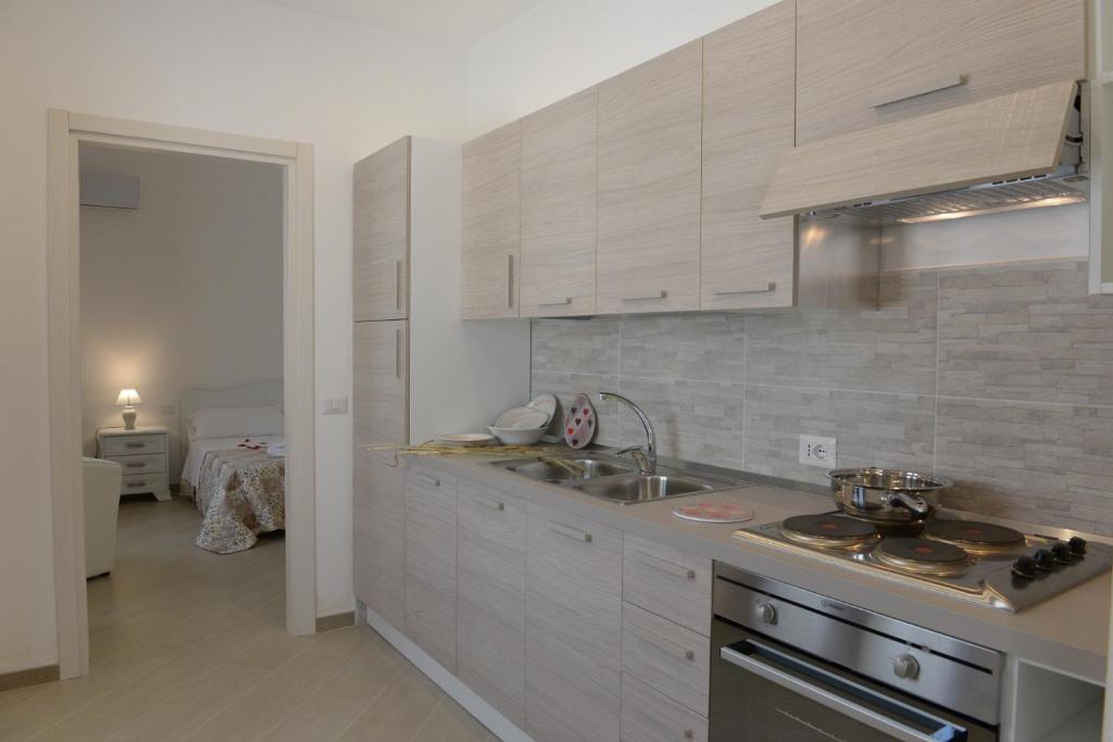 A kitchen or kitchenette at Domus Antiqua Residence