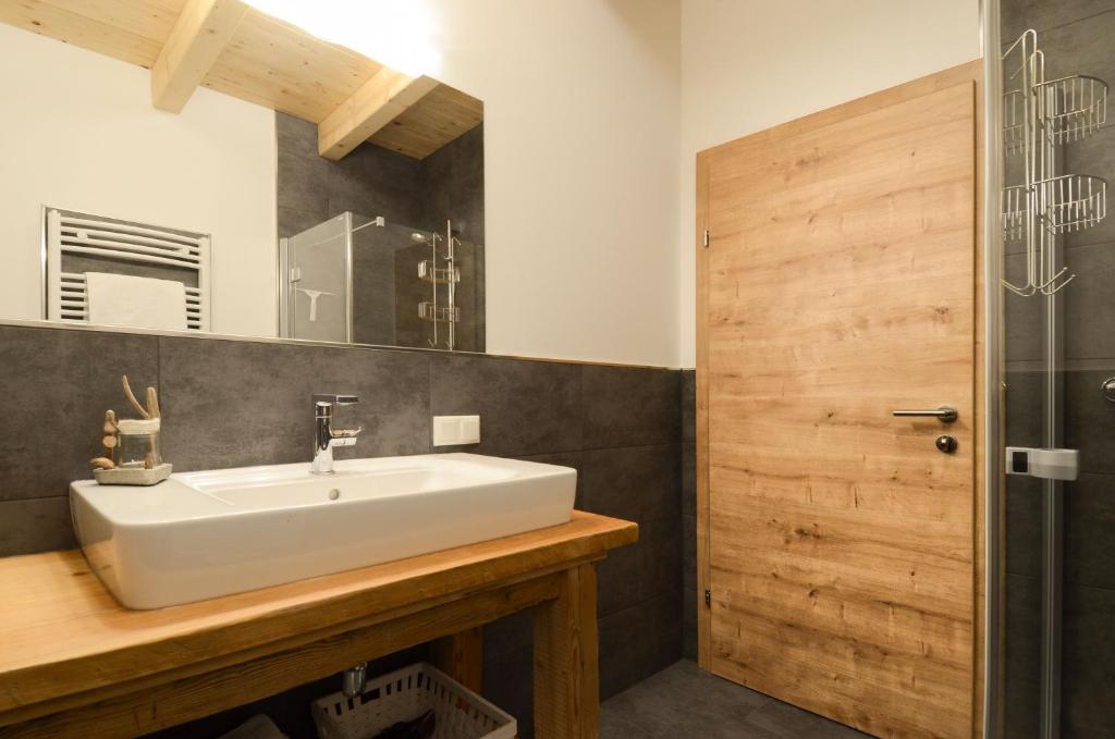 Kúpeľňa v ubytovaní Schörghof