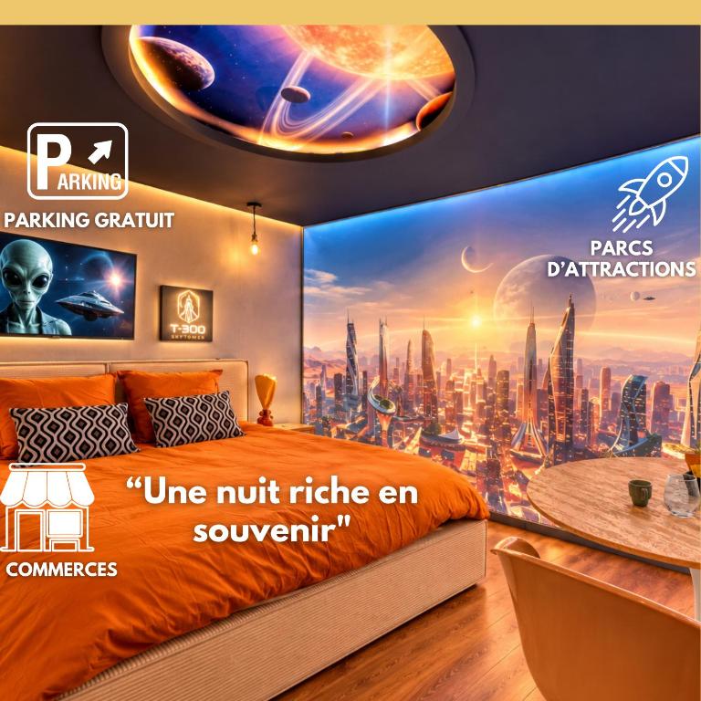 Planète extraterrestre - parking gratuit - cité de l'espace