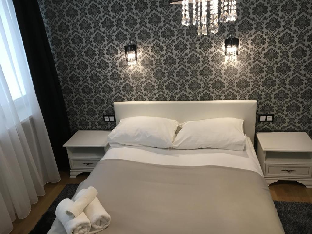 Posteľ alebo postele v izbe v ubytovaní Apartament Relax Gdynia