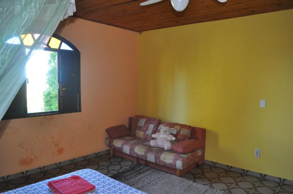 Uma área de estar em Sitio Os Tres