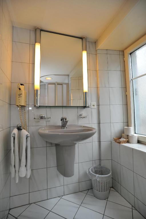 Koupelna v ubytování Hotel Freihof