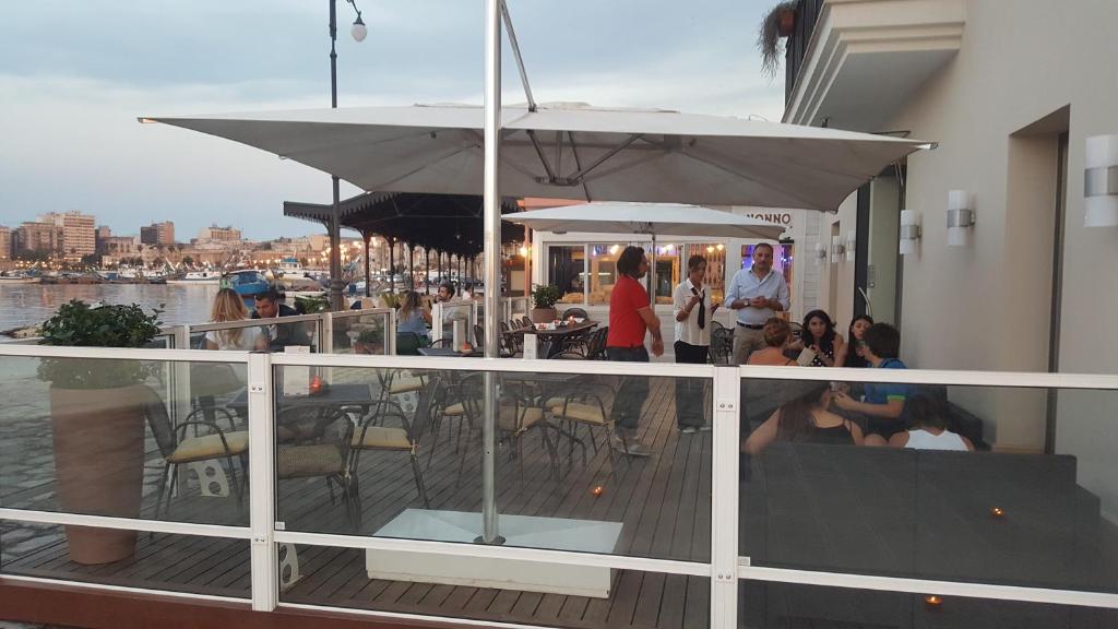 Balkón nebo terasa v ubytování Albergo Del Sole