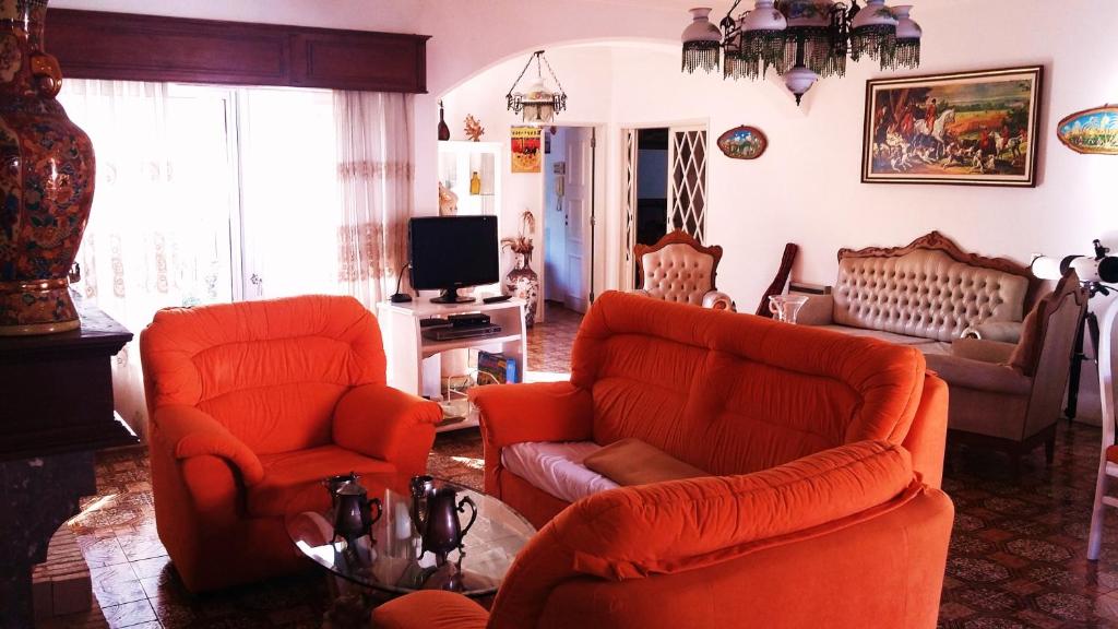 Posezení v ubytování La Maison dos Prazeres