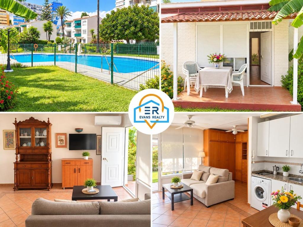 Evans Realty DN Bungalow & Piscina & Terraza & AC
