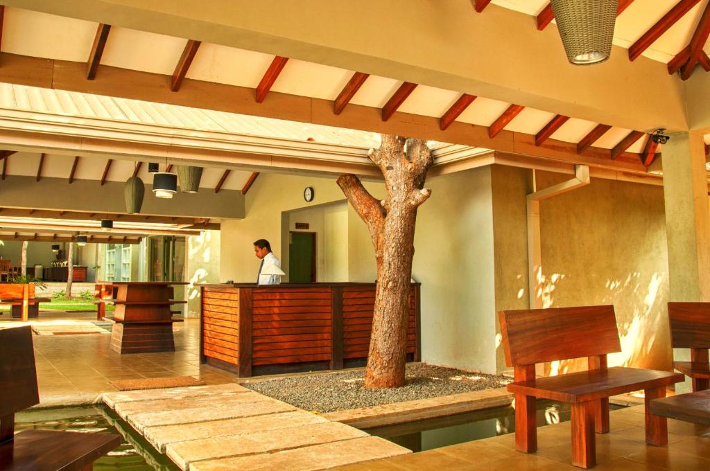 Posezení v ubytování Fresco Water Villa