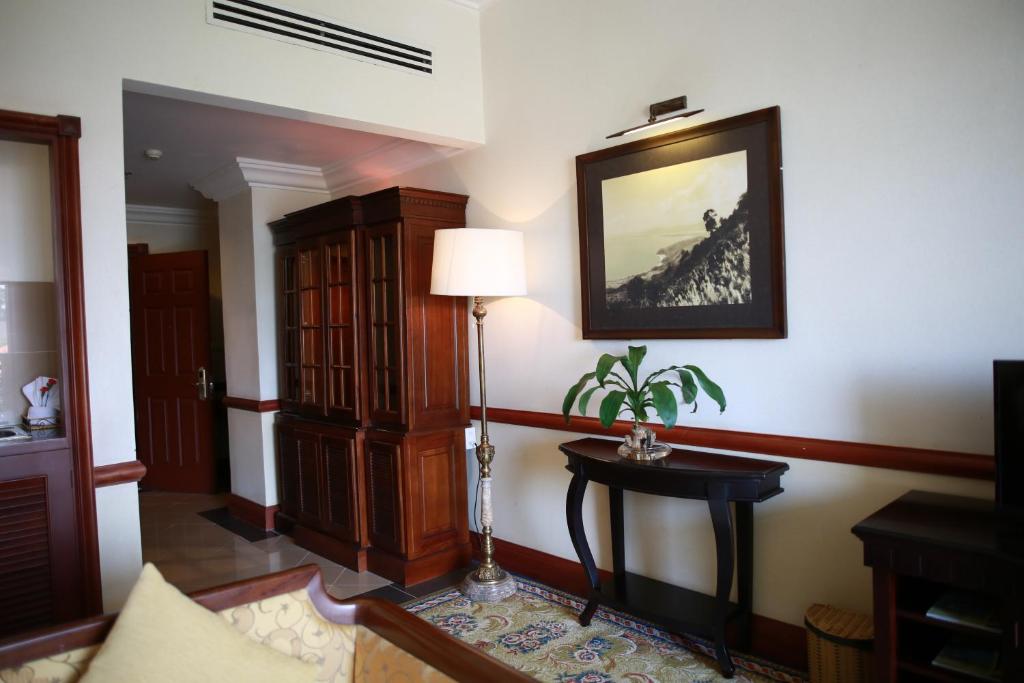 Posezení v ubytování Sammy Dalat Hotel