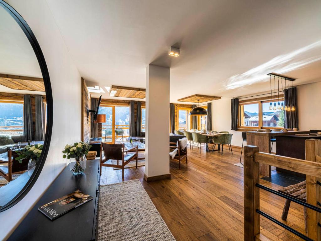 Appartement cosy en duplex, 8 pers, parking, Les Gets